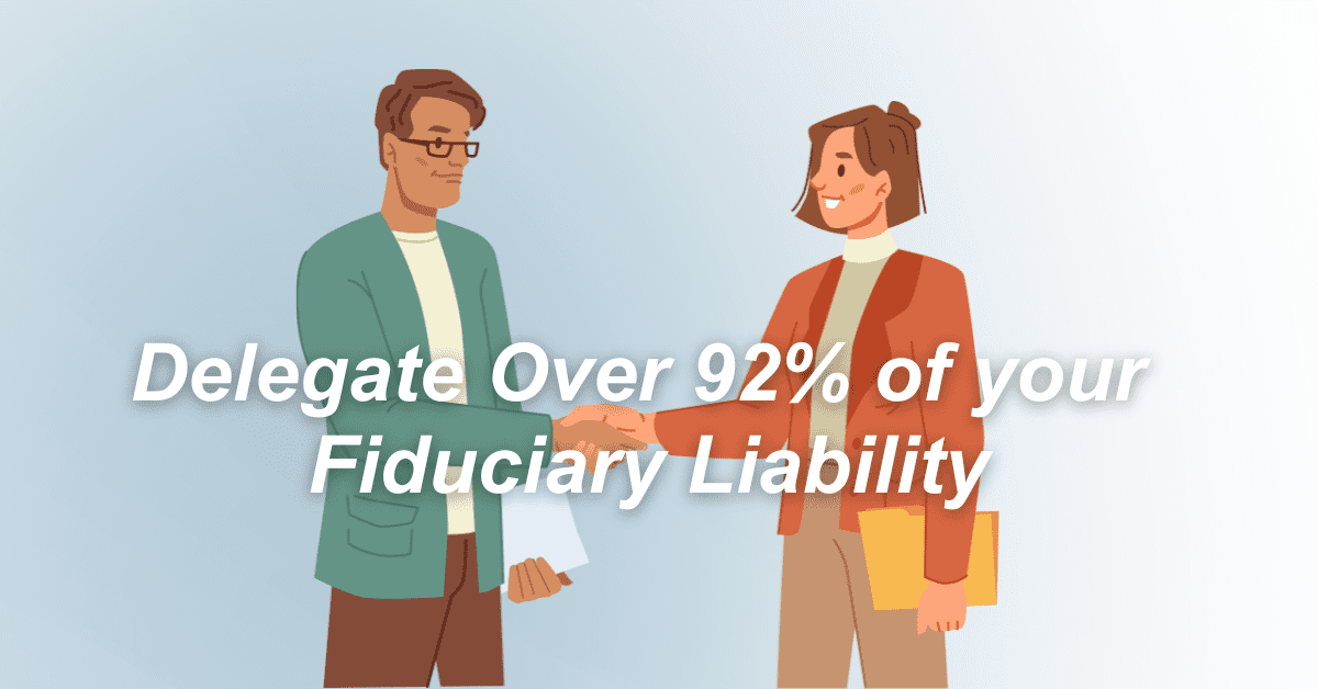 Handshake between plan sponsor and fiduciary advisor